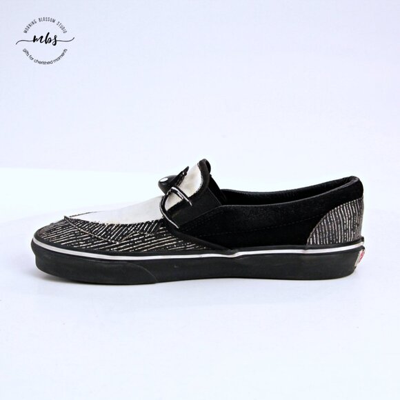 Vans Nightmare Before Christmas Jack Skellington‎ Slip Ons Black White Men 10 main image 11